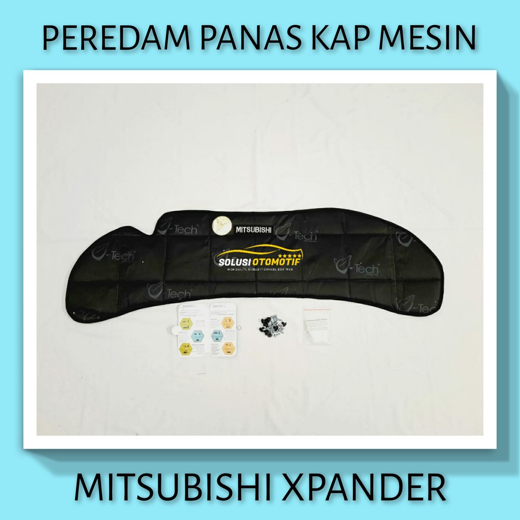 MITSUBISHI XPANDER Peredam Panas Kap Mesin Mobil Aksesoris VTECH Ori PLUS Lebih Tebal Kuat