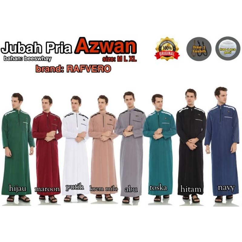 Jubba gamis azwan dewasa