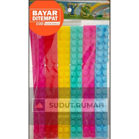 Mainan anak edukasi lego block besar isi 18pcs/ LEGO BLOCK BESAR