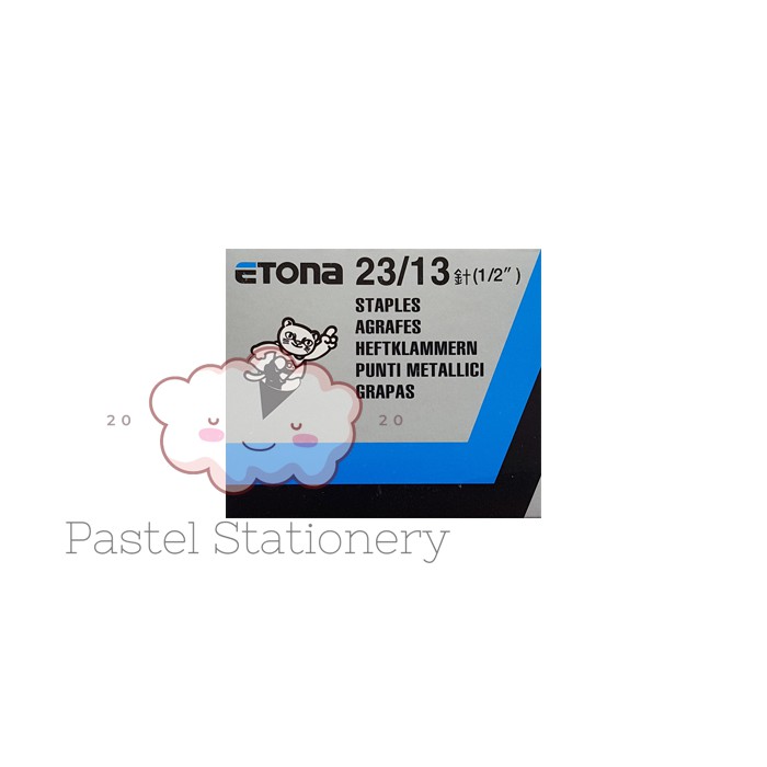

Refill Staples Etona 23/13 - Isi Hekter Stapler Stepler Jepretan