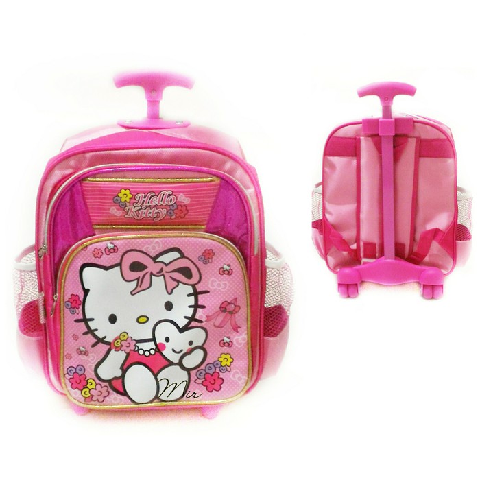 7810QQ Ransel Tastroli Anak Sekolah Perempuan Tas Troli Anak Tk Sd Trolley Ransel 150Er Set Koper L