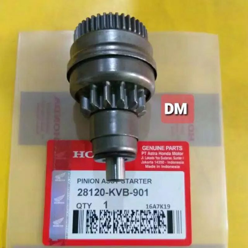 Gigi Stater Starter Pinion Granat Honda Vario Beat FI Scoopy Spacy KVB