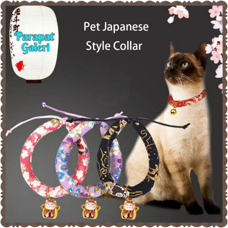 Kalung Kucing &amp; Anjing Japanese Style Kwalitas Import