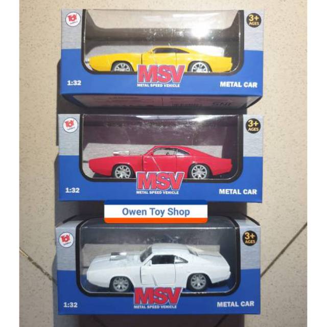 Diecast dodge charger RT 1:32 toy adict msv - diecast mobil - dodge
