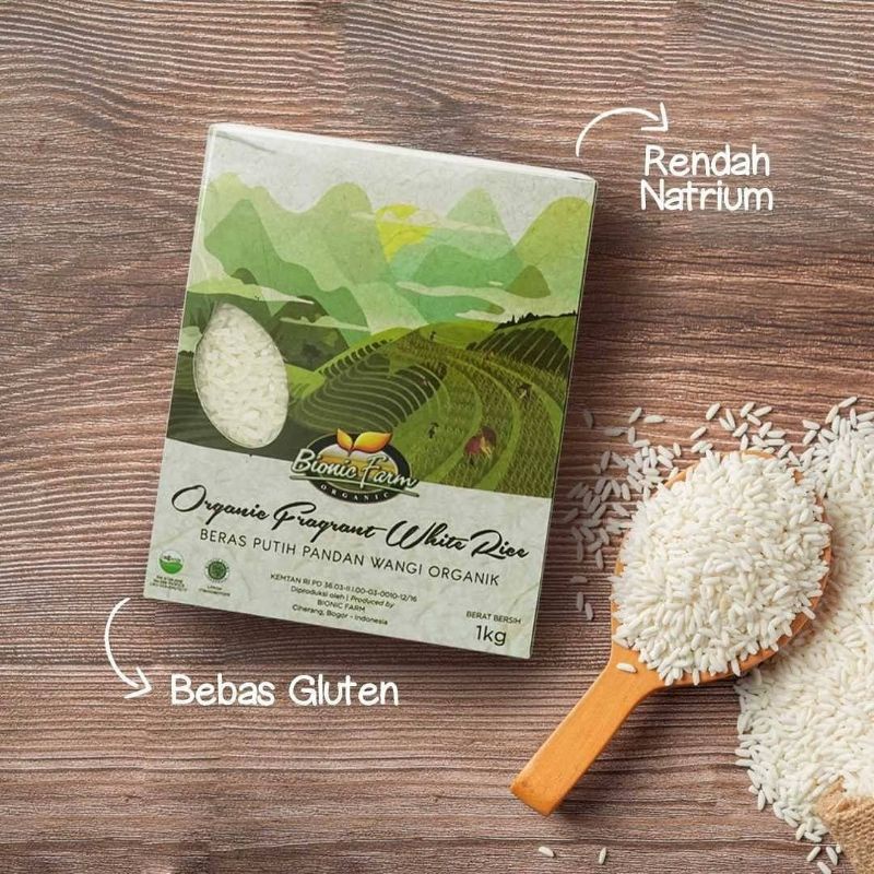 

BERAS ORGANIK BIONIC FARM 1KG