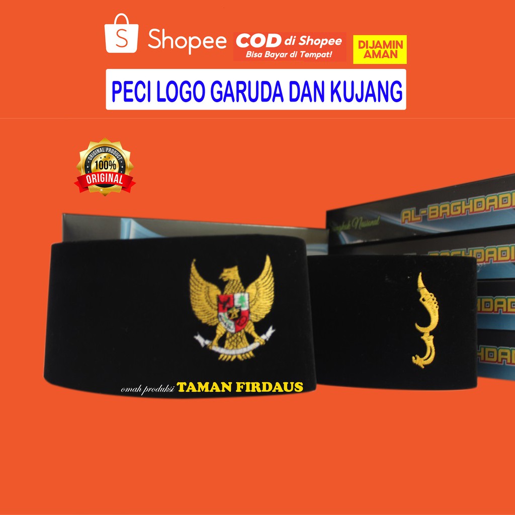 Peci Kujang Peci Garuda Peci Hitam Kujang Peci Hitam Garuda Songkok Kujang Songkok Garuda Peci Hitam