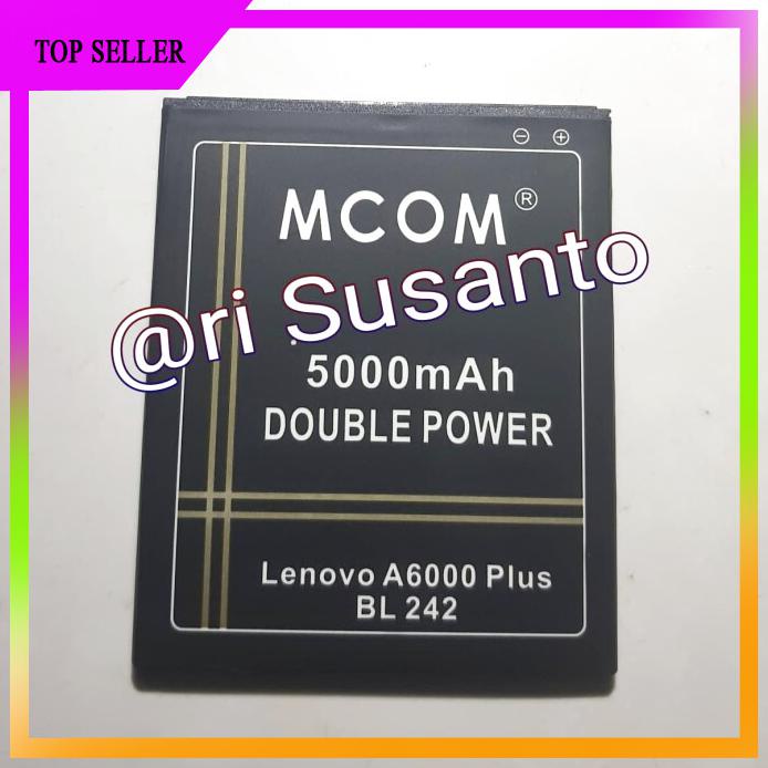 ACC HP BATERAI MCOM BL242 SLIM LENOVO A6000+/A6000 PLUS A6600+/A6600 PLUS