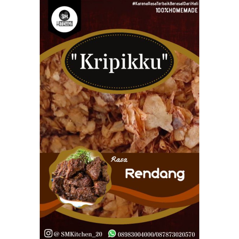 

Kripikku Rendang By SM Kitchen
