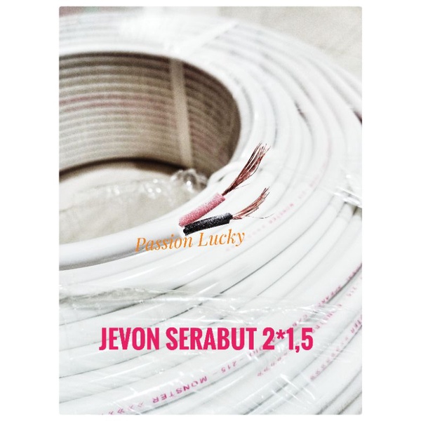 KABEL JEVON METERAN SERABUT HYO METERAN 2X1,5MM/KABEL AUDIO