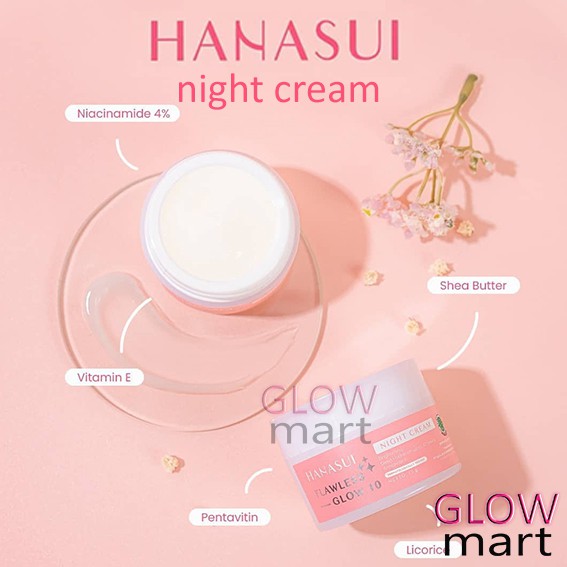 GlowMart ❤ Paket HANASUI Flawless Glow 10 Skincare isi 4 Produk | paket kecantikan glowing BPOM-2