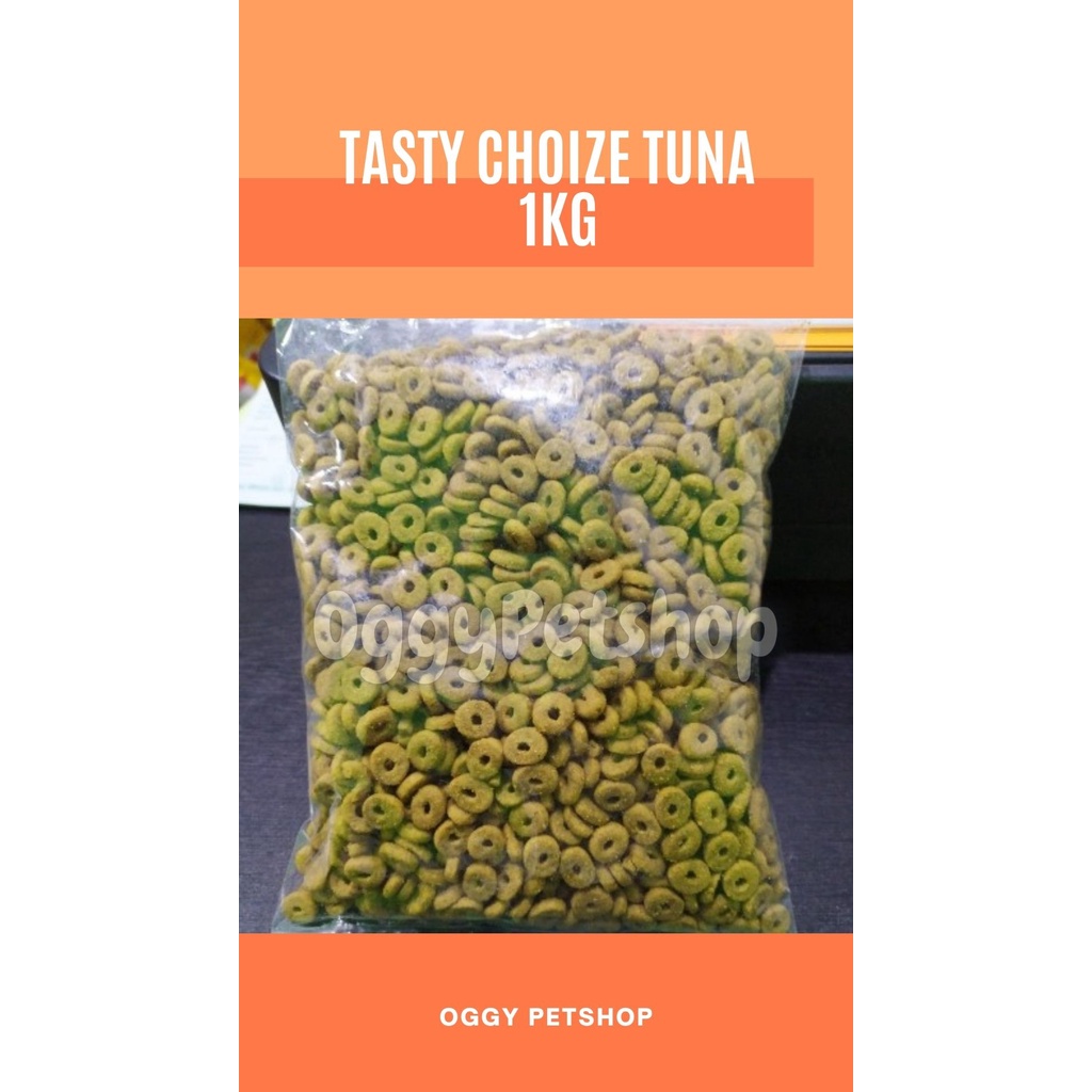 Tasty choize Tuna Makanan Kucing Kemasan1 kg