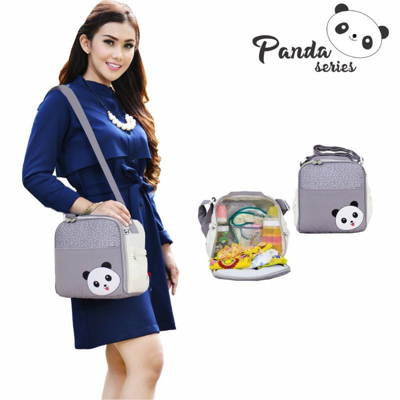Omiland Tas Bayi Kecil Perlengkapan bayi Panda Series| Omiland Diapers Bag Kecil panda series