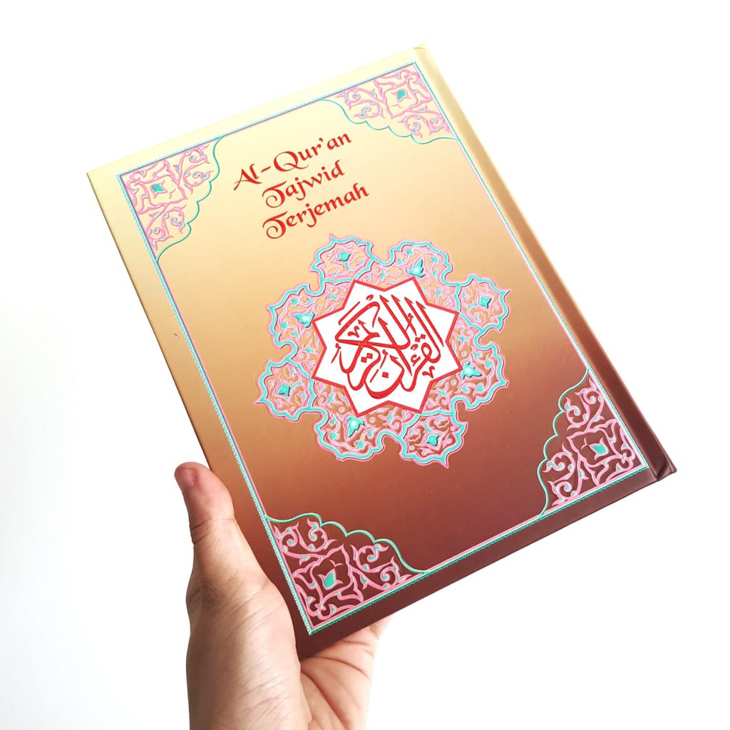 [QA5S/HC] Al Quran Cover Kulit Sleting / Hard Cover Tajwid Warna Terjemah Indonesia A5 Buku Tulis