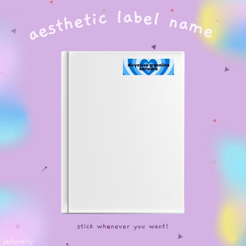 

[COD] AESTHETIC STICKER NAME CANDY EDITION
