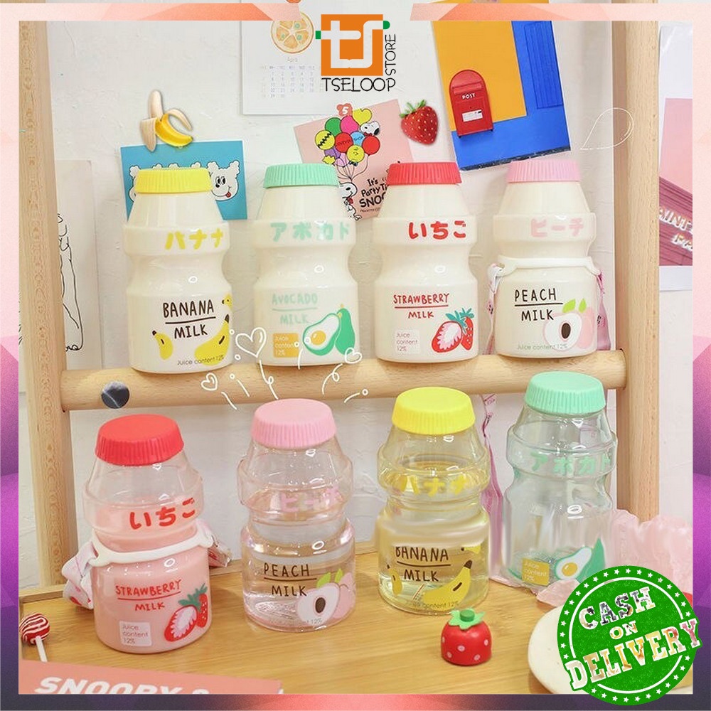 OFM-C306 Botol Air Minum Anak Unik Botol Fruity Botol Minum 480ml / Botol Minum Fruity Fruit ALA KOREA-4