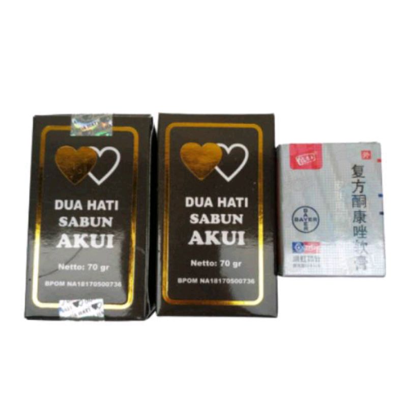 dua buah sabun belerang dan salep china