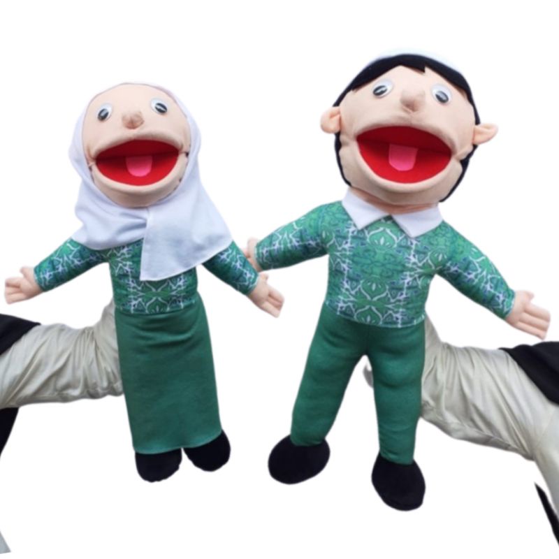 Boneka Tangan Mulut Gerak 50 cm Muppet Siswa Siswi Al Azhar Mainan Dongeng Edukasi