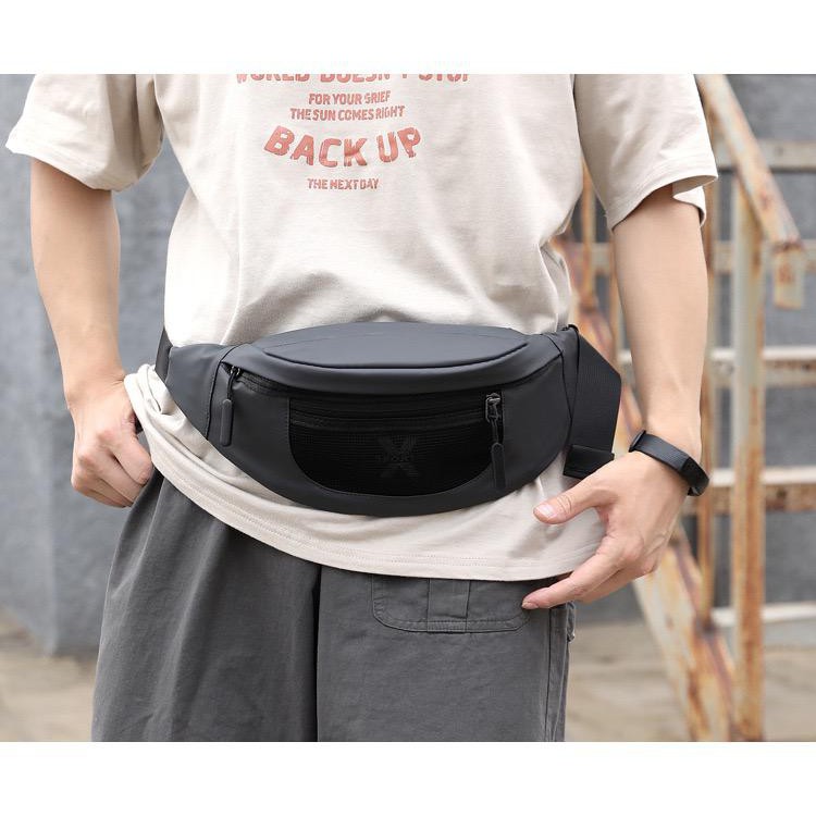 Tas Selempang Pria Slingbag Waist bag Tas Pria SR 9011-1