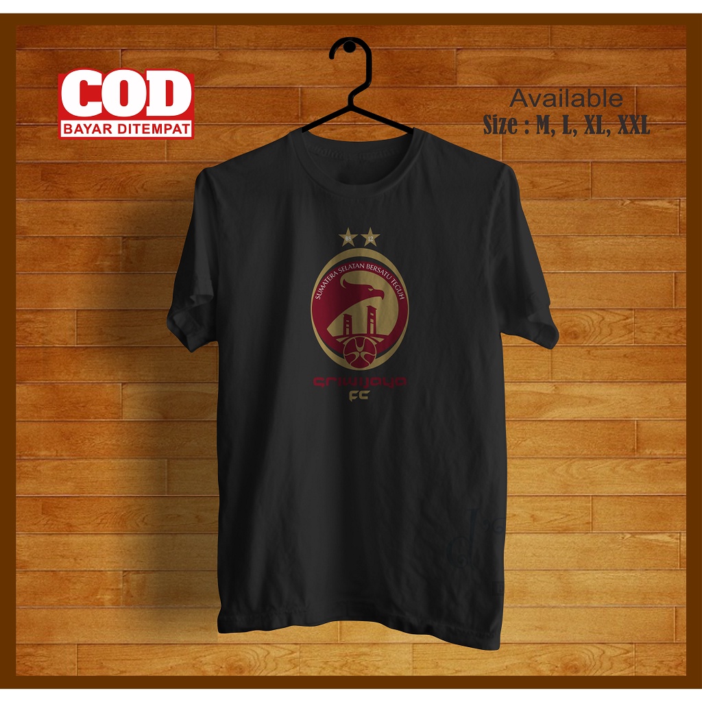 kaos sriwijaya sablon dtf/kaos bola sriwijaya/kaos logo bola