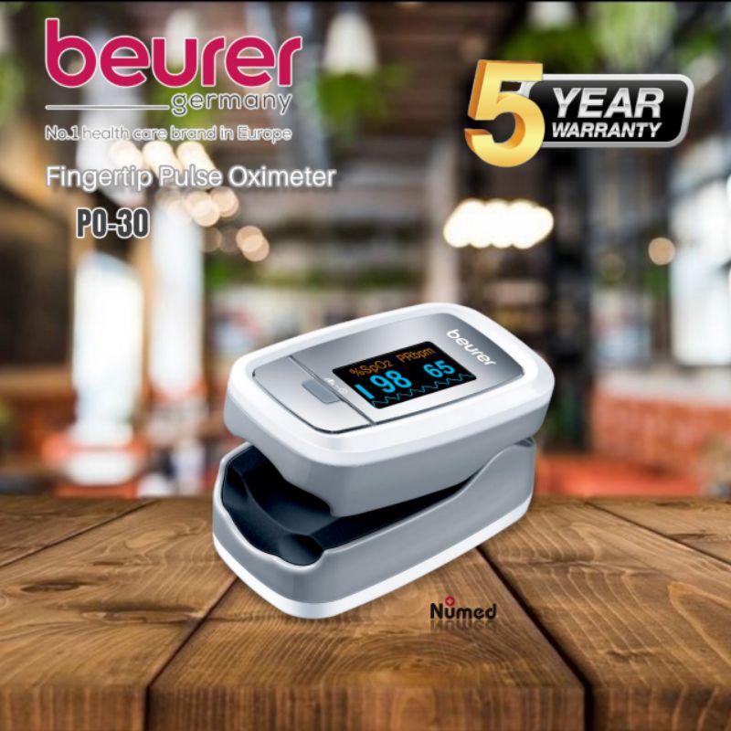 Beurer Pulse Oximeter PO-30 / Alat Ukur Kadar Oksigen Dalam Darah Original Beurer PO 30