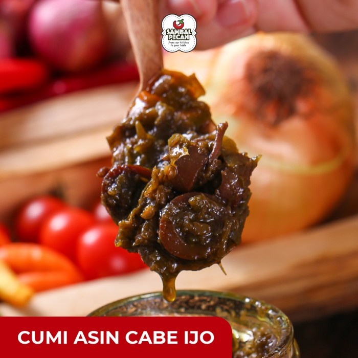 

Sambal-Aneka- Sambal Best Seller Lauk Cumi Asin Cabe Ijo Dan Matah Kecombrang -Aneka-Sambal.