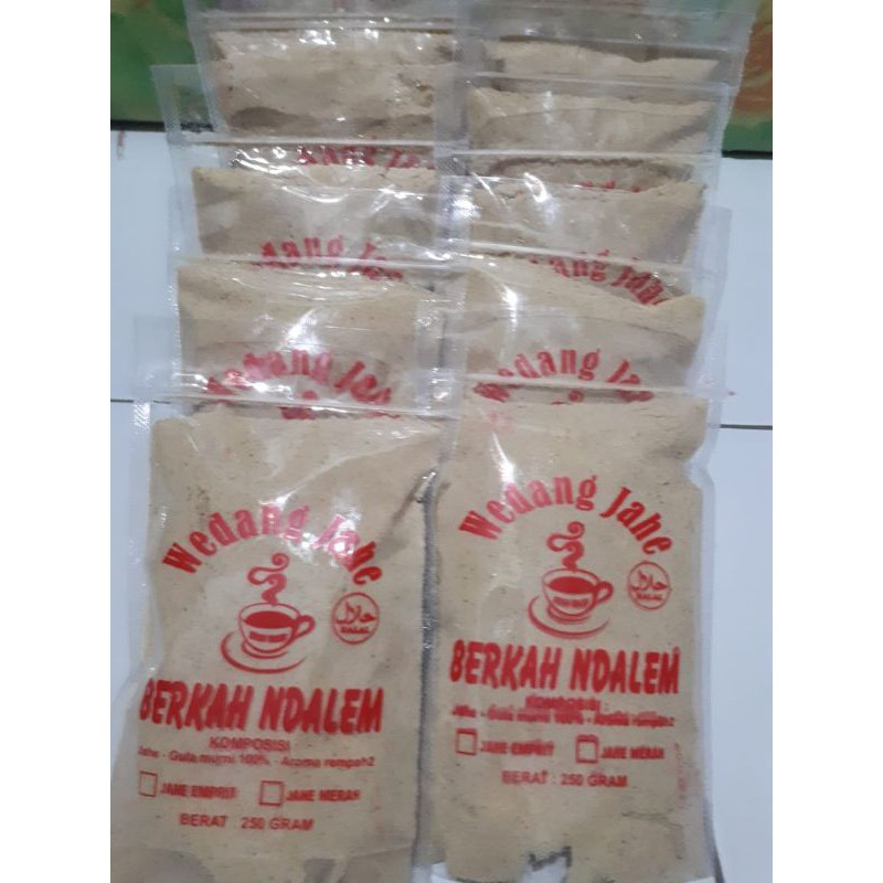 

Serbuk jahe merah 250 gram