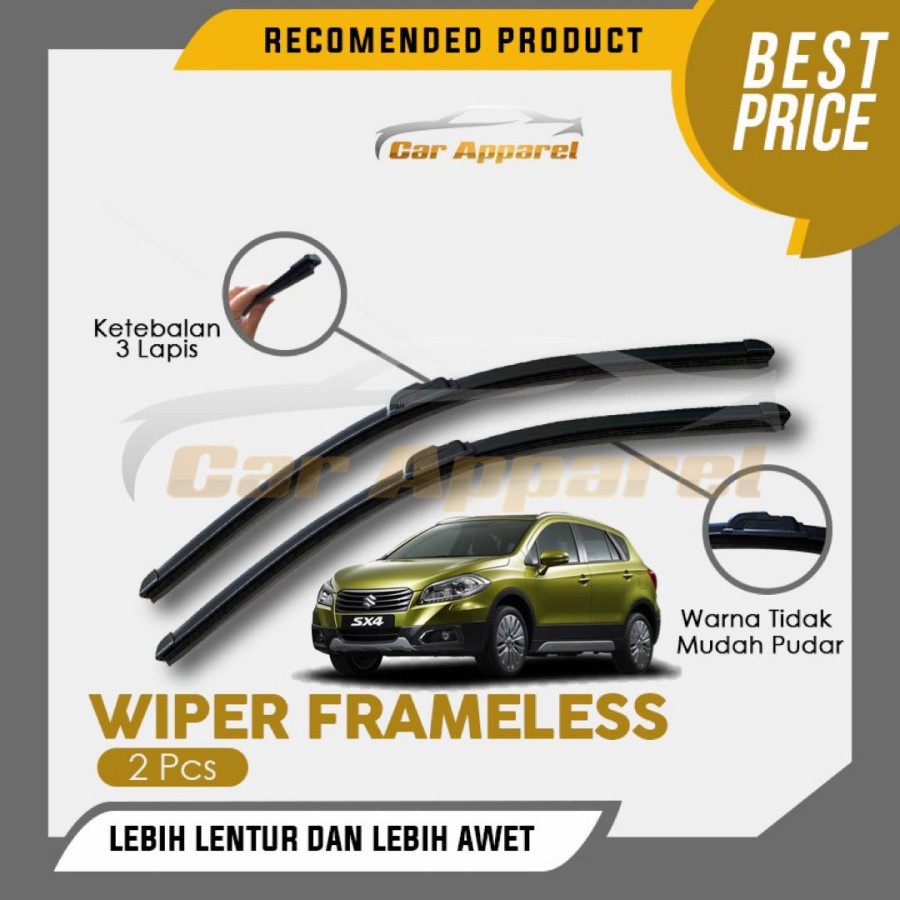 WIPER FRAMELESS SX4 SCROSS PREMIUM CLASS 2 PCS