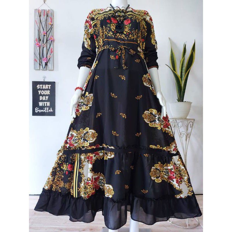 GAMIS REMAJA MONALISA PLAT REMPEL BAWAH SULTAN MEWAH