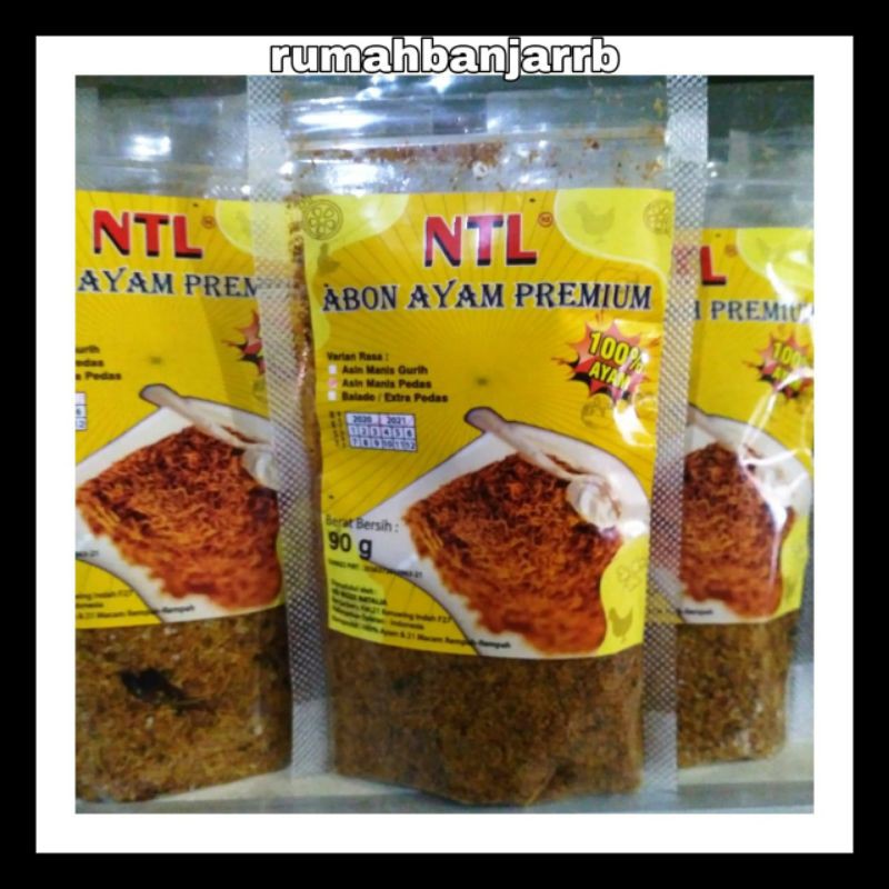 

[BAYAR DI TEMPAT] ABON AYAM PREMIUM NTL 90 GRAM