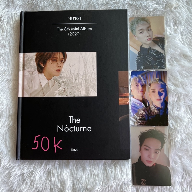 ALBUM NUEST NU'EST THE NOCTURNE PC PHOTOCARD MINHYUN ARON JR REN