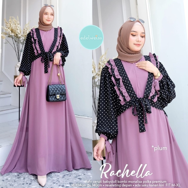 RACHELLA MAXY DRESS MUSLIM PREMIUM BY EDELWEISS
