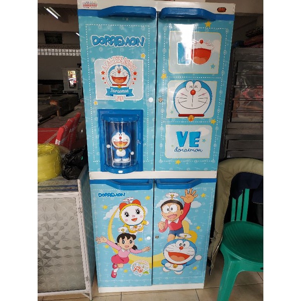 NAIBA KABINET / LEMARI PLASTIK NAIBA DOLL 4 SUSUN DORAEMON