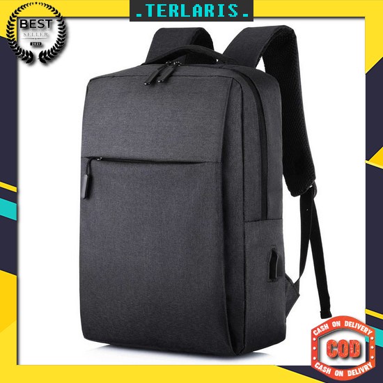 Tas Ransel Polo Gives Original Import High Quality / Tas Ransel Pria / - Hitam Tas Ransel  Classic L