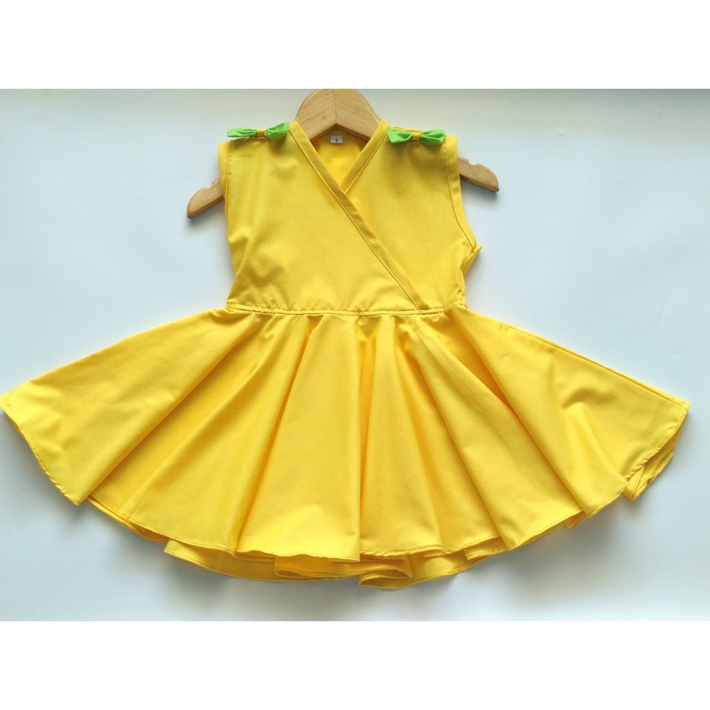 IZAKHU Hinata dress kode yellow - BAJU ANAK - DRESS