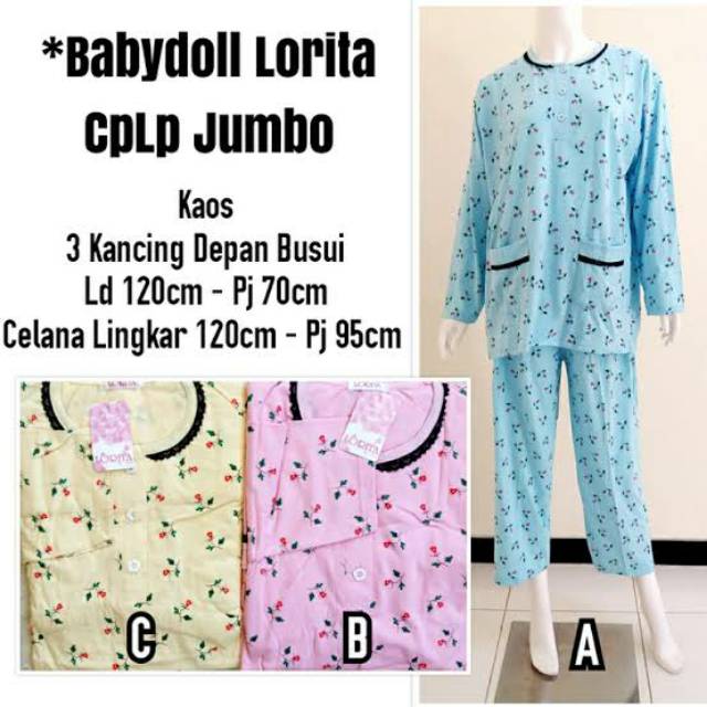 Baju Tidur Stelan Daster Lorita By Sofie Tinny Shopee Indonesia