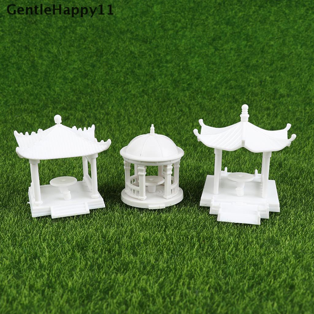 Gentlehappy Miniatur Paviliun Putih Untuk Dekorasi Rumah Boneka