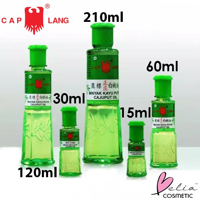 ❤ BELIA ❤ Minyak Kayu Putih Cap Lang (✔️BPOM) | Caplang 15 | 30 | 60 | 120 ml