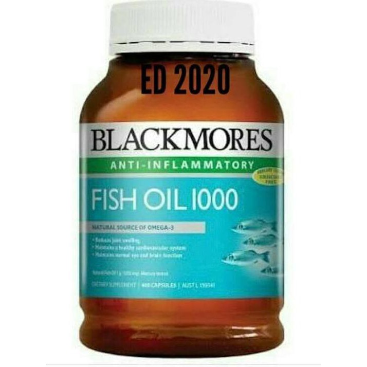 Blackmores Fish Oil 1000 minyak ikan 400 Kapsul