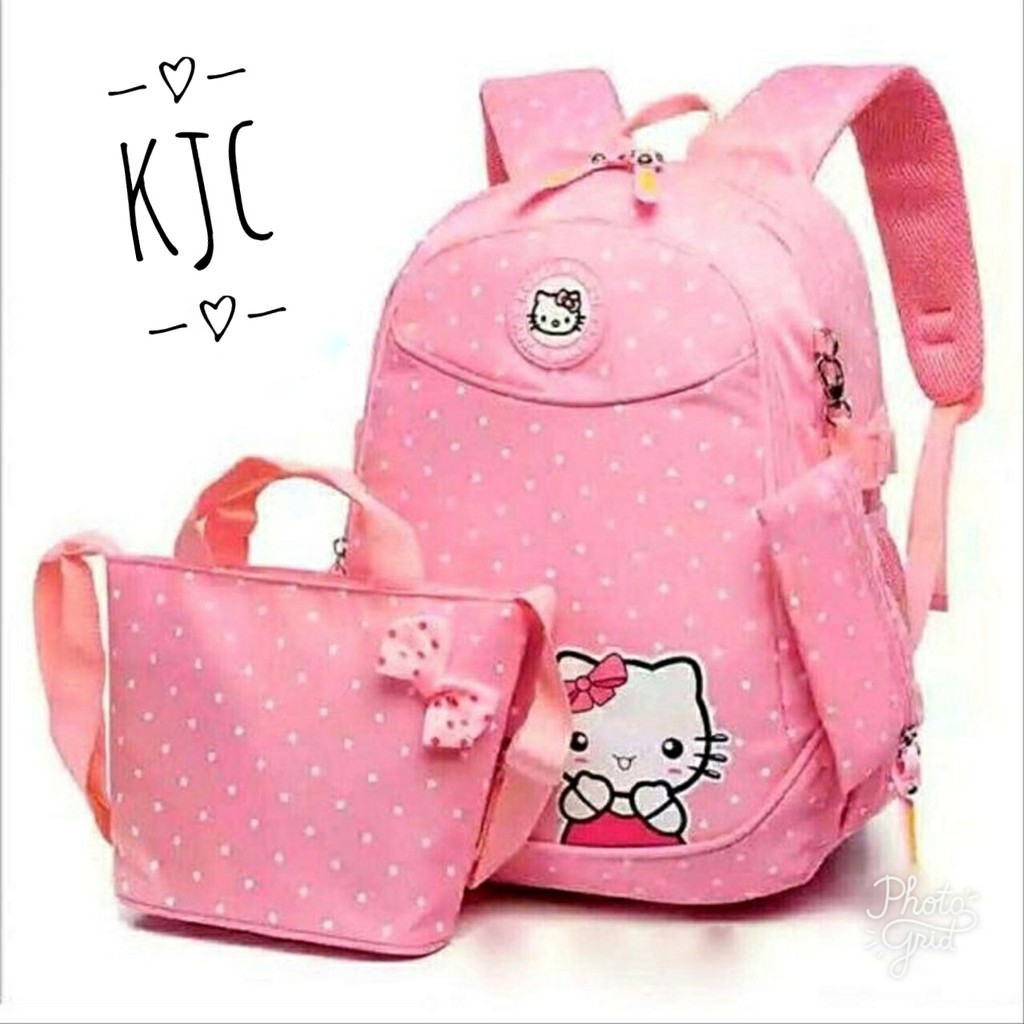 KIANJAYACOLLECTION89 - TAS RANSEL WANITA ANAK HELLO KITY PALINH MURAH!!!!