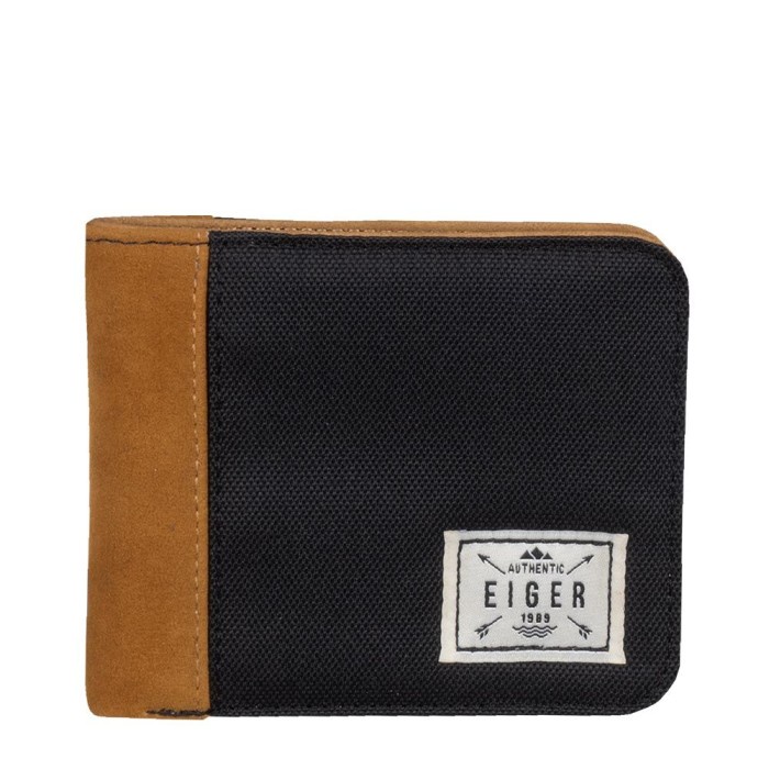 EIGER1989 Original WALEETKA WALLET short wallet dompet pria - Hitam