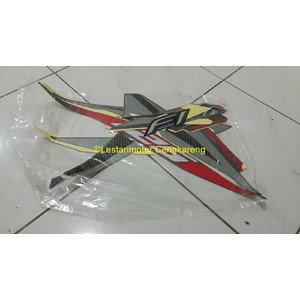 Striping Lis - lis Body - Stiker Motor Vario 125 FI CBS Merah - sticker motor