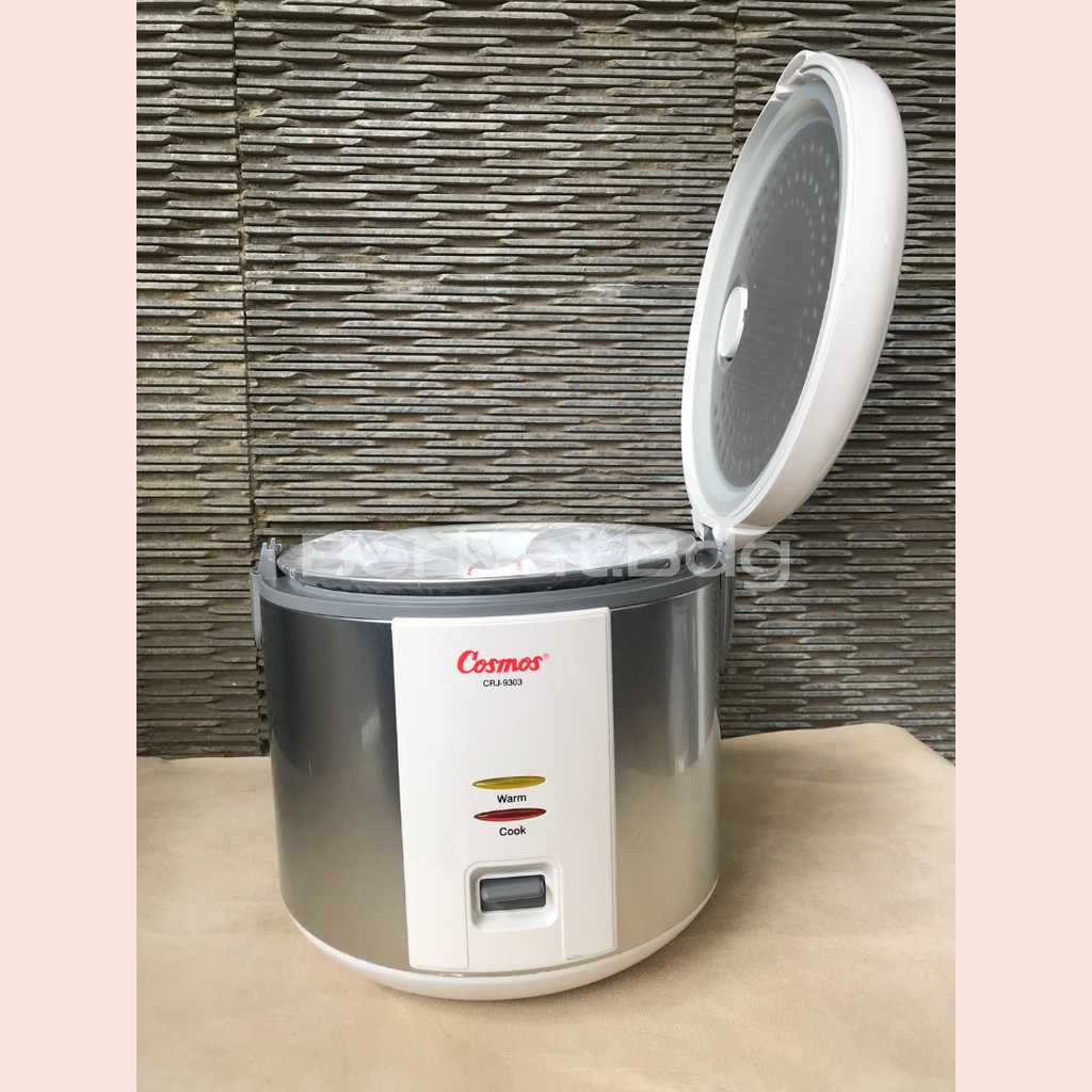 Cosmos Magic Com / rice cooker Stainless Steel 3in1 CRJ 9303 2Liter - GARANSI RESMI