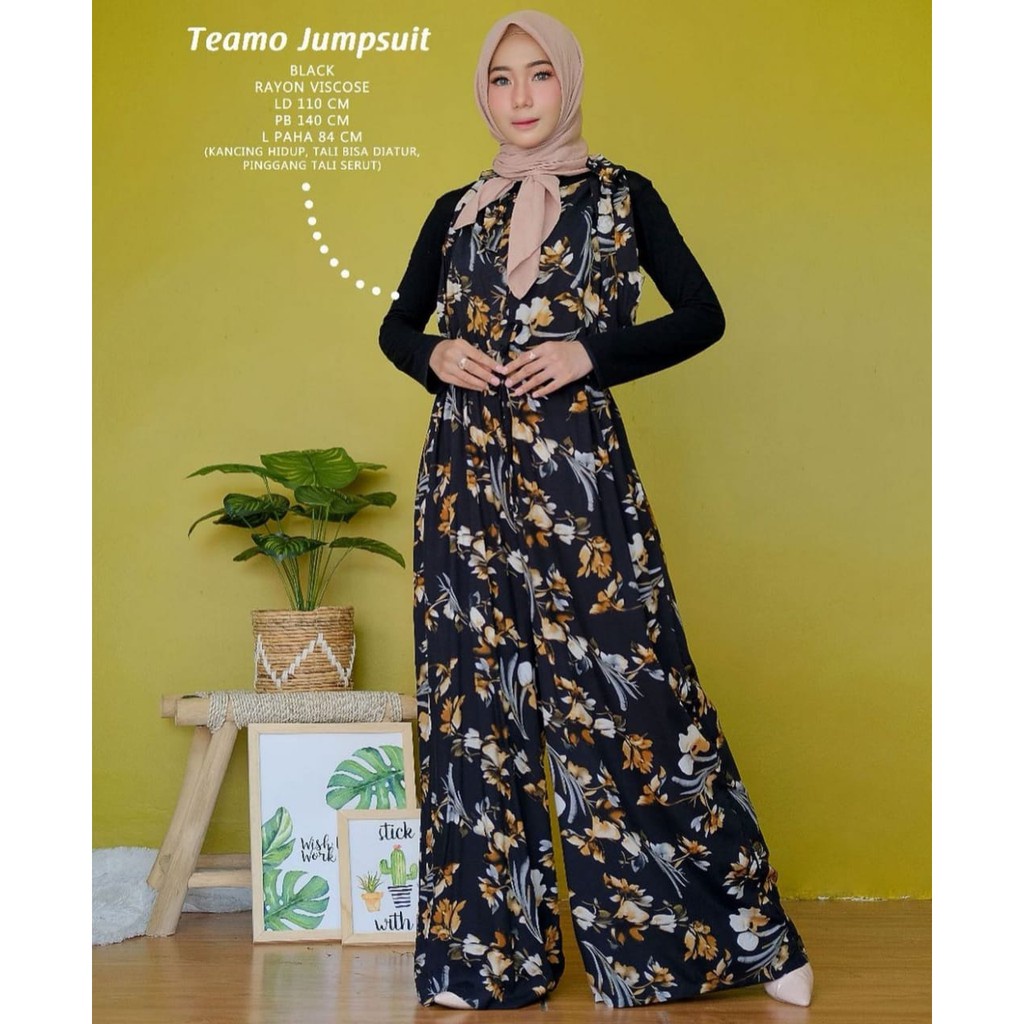 LETHA PEPY TEAMO JUMPSUIT PREMIUM RAYON ORIGINAL100%