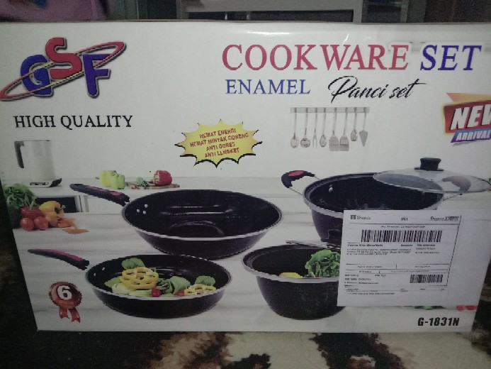 Gsf Panci Set 6 Pcs Enamel Gsf1831