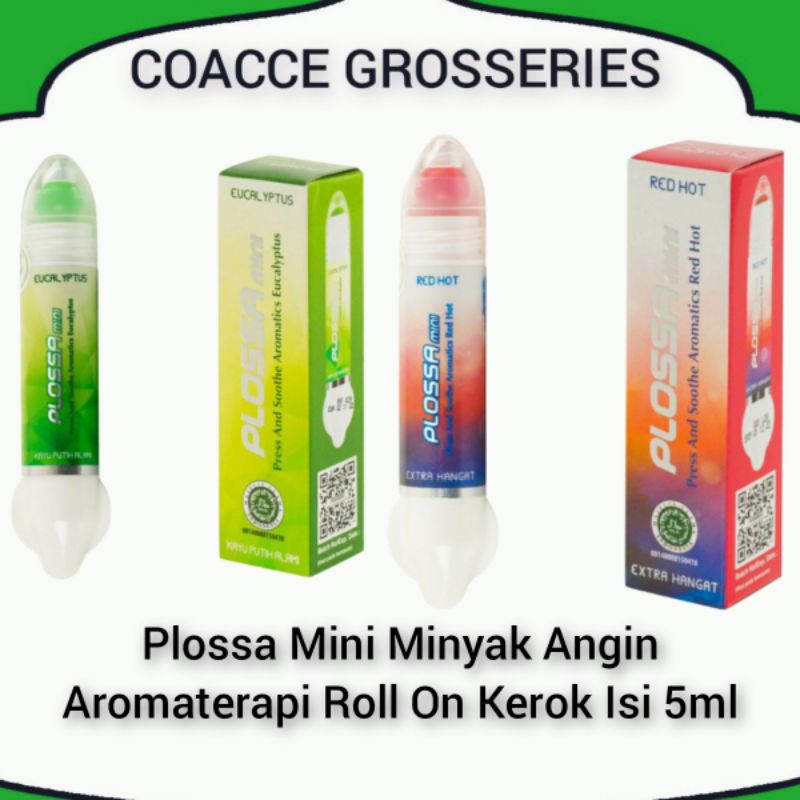 PLOSSA MINI MINYAK ANGIN AROMATHERAPY KEROK ISI 5ML