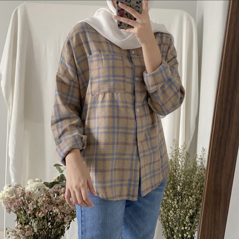 MAWAR POCKET FLANEL SHIRT