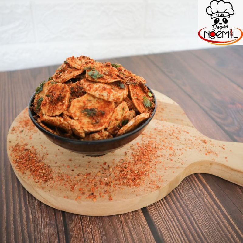 

KERIPIKBASRENGPEDAS250GR/BASRENGPEDASDAUNJERUK/BAKSOGORENGPEDAS