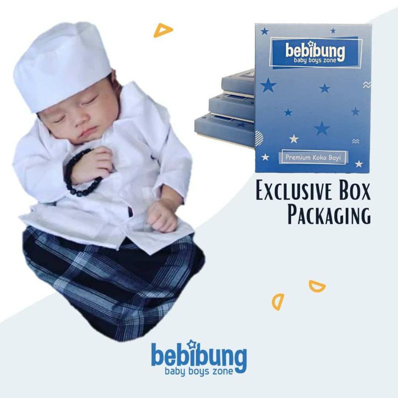 SARKOCI PUTIH BAJU KOKO BAYI BAJU LEBARAN MUSLIM BABY BOY LAKI BAJUKOKOBAYI BAJUKOKOANAK SARKO BAYI 