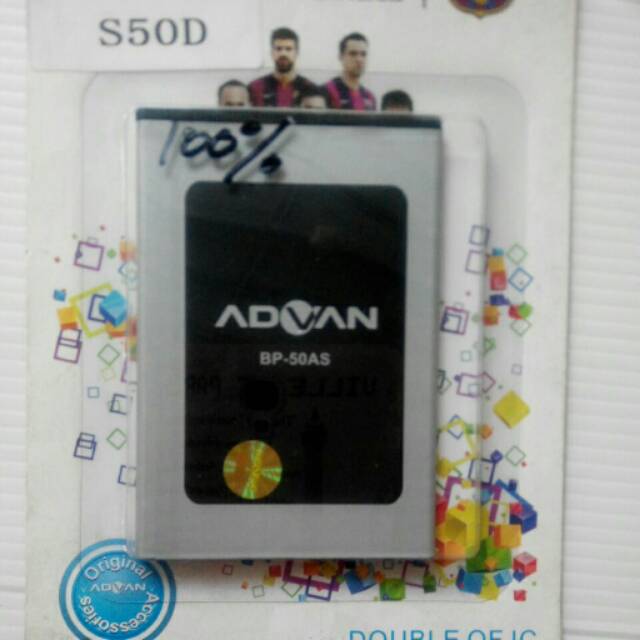 Baterai original Advan S50D