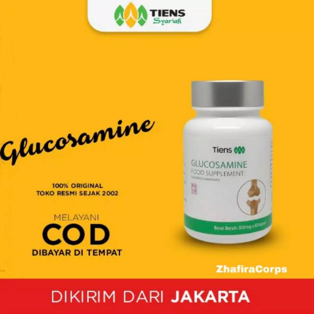 Glucosamine Capsules Tiens - Penambah Oli Tulang dan Persendian Pengapuran ( Osteoartritis)
